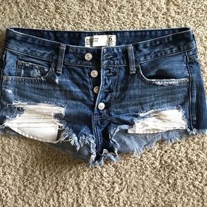 Abercrombie button up shorts